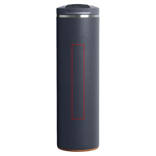Kubek termiczny Stanley Transit Fliptop 470 ml: Back · Laser engraving