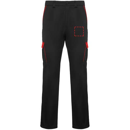 Spodnie robocze Trooper 250 g/m²: Left leg · Embroidery fixed