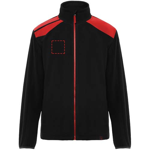 Bluza z mikropolaru unisex Terrano: Right chest · Embroidery fixed