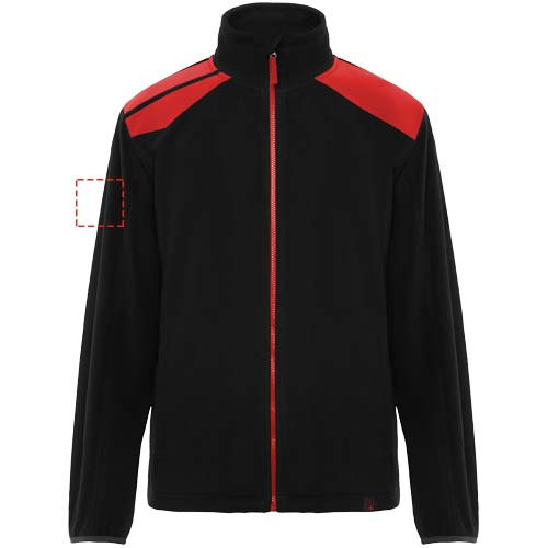 Bluza z mikropolaru unisex Terrano: Right bicep · Embroidery fixed