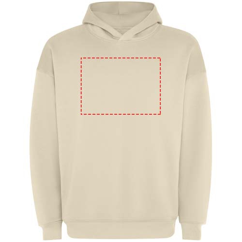 Otto, sweat à capuche unisexe ample: Impact full front · DTF Transfer