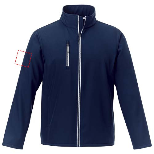 Orion – veste softshell homme: Right bicep · Embroidery fixed