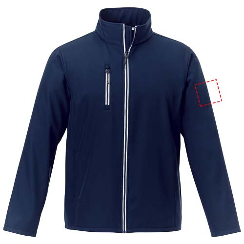 Orion – veste softshell homme: Left bicep · Embroidery fixed