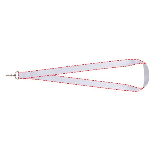 Lana sublimation lanyard: All over, back · Sublimation