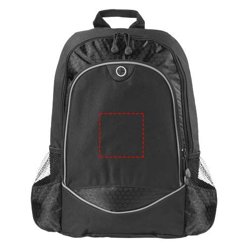 Plecak Benton na laptop 15″, 15 l: Front · Embroidery fixed