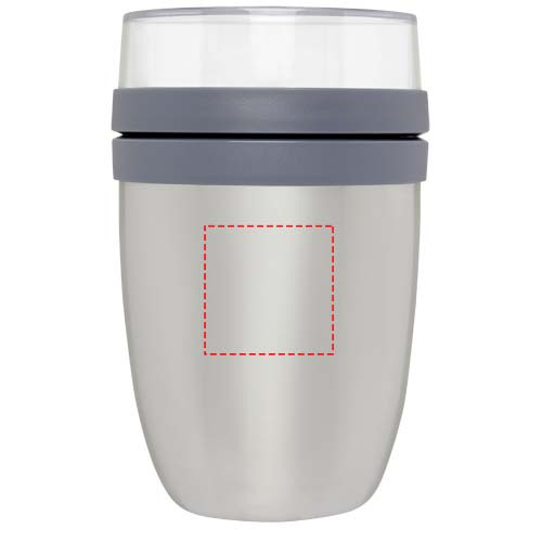 Mepal Ellipse isolerad lunchlåda: Front · Padprint