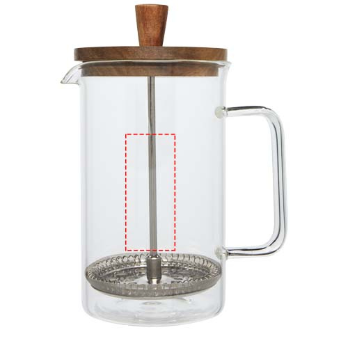 Ivorie 600 ml Kaffeebereiter: Front · Padprint