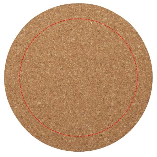 Kamštiniai padėkliukai Sencha: Front · Laser engraving