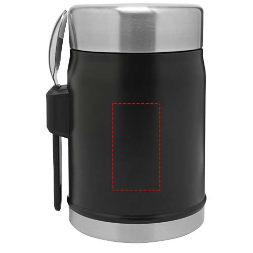 Stanley Legendary 400 ml toidutermos sporkiga: Tagakülg · Padprint