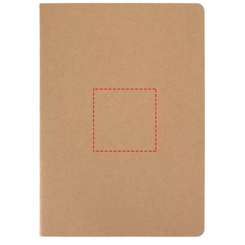 Cahier kraft Slyk A5 à pages lignées: Front · Padprint