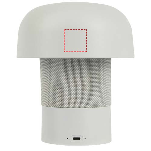 Kooduu Sensa Play Mini JBL portable speaker and lamp: Back · Digital print