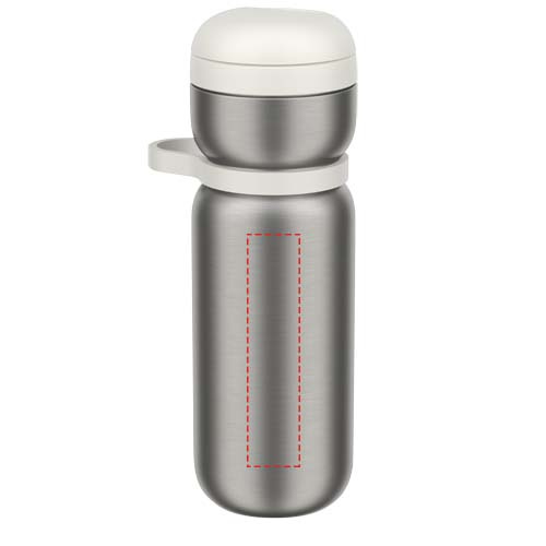 Mepal Twist 600 ml isolerad sportflaska: Back · Laser engraving