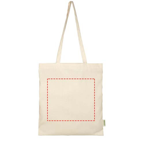 Odisha 100 g/m² OCS Bio-Tragetasche 7L: Front · Screenprint