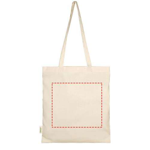 Odisha 100 g/m² OCS Bio-Tragetasche 7L: Back · Screenprint