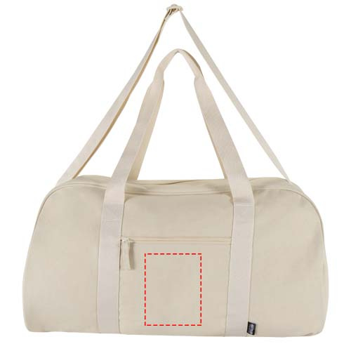 Recanvas GRS recycelte Reisetasche 40L: Pocket · Screenprint
