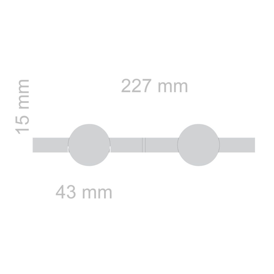 Reflective bicycle sticker – Circle: Full product surface (size to confirm)