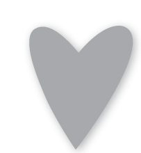 Reflektierender Aufkleber – Heart: Full product surface (size to confirm)