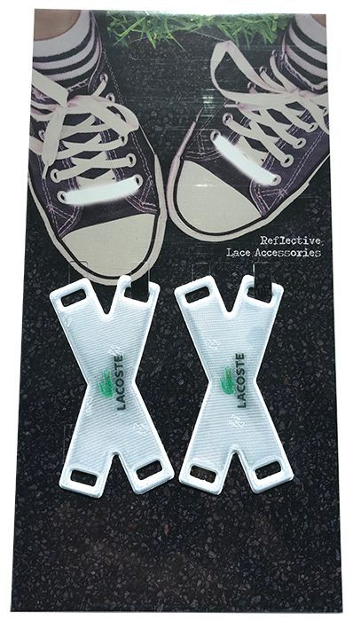 Reflective lace accessory – Cross Medium: Full product surface (size to confirm)