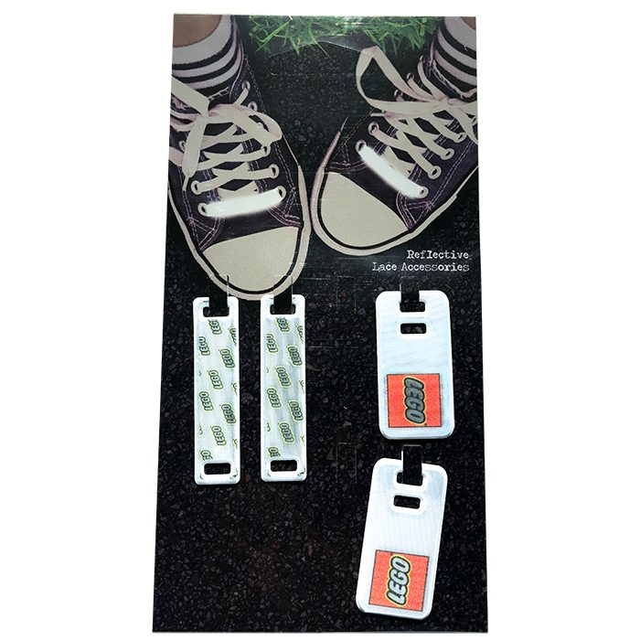 Batų raištelių atšvaitas – 4 set - Rectangle S + Rectangle 2 M: Full product surface (size to confirm)