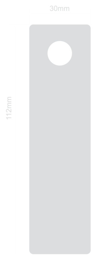 PVC-free reflector – Rectangle (PVC free): Full product surface (size to confirm)
