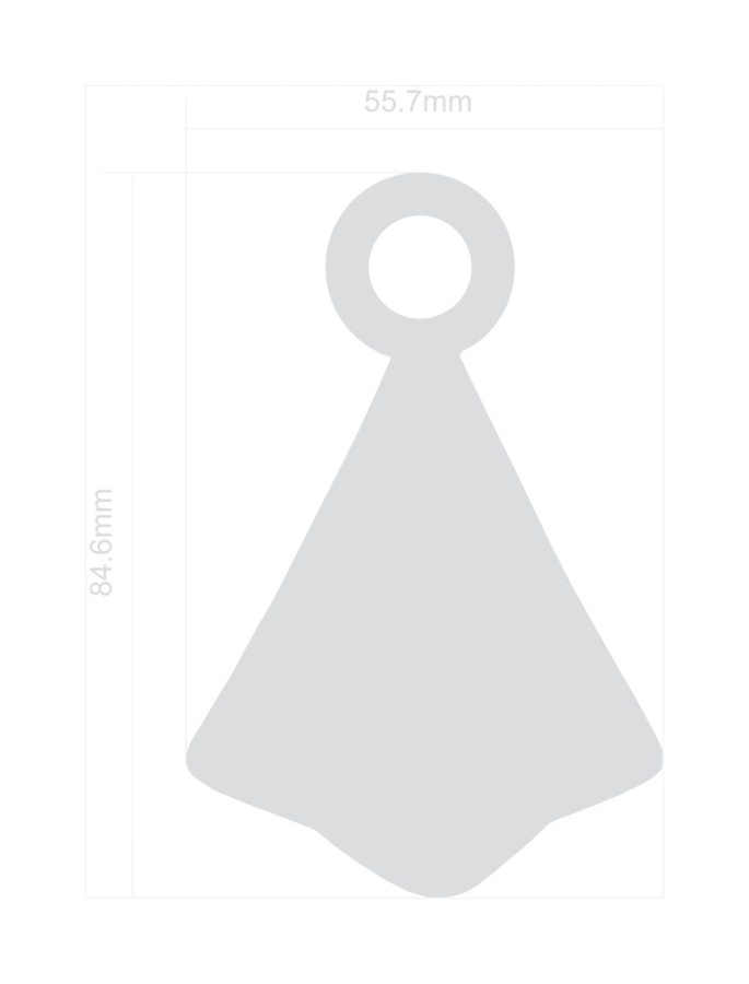 Atšvaitas be PVC – Bell (PVC free): Full product surface (size to confirm)