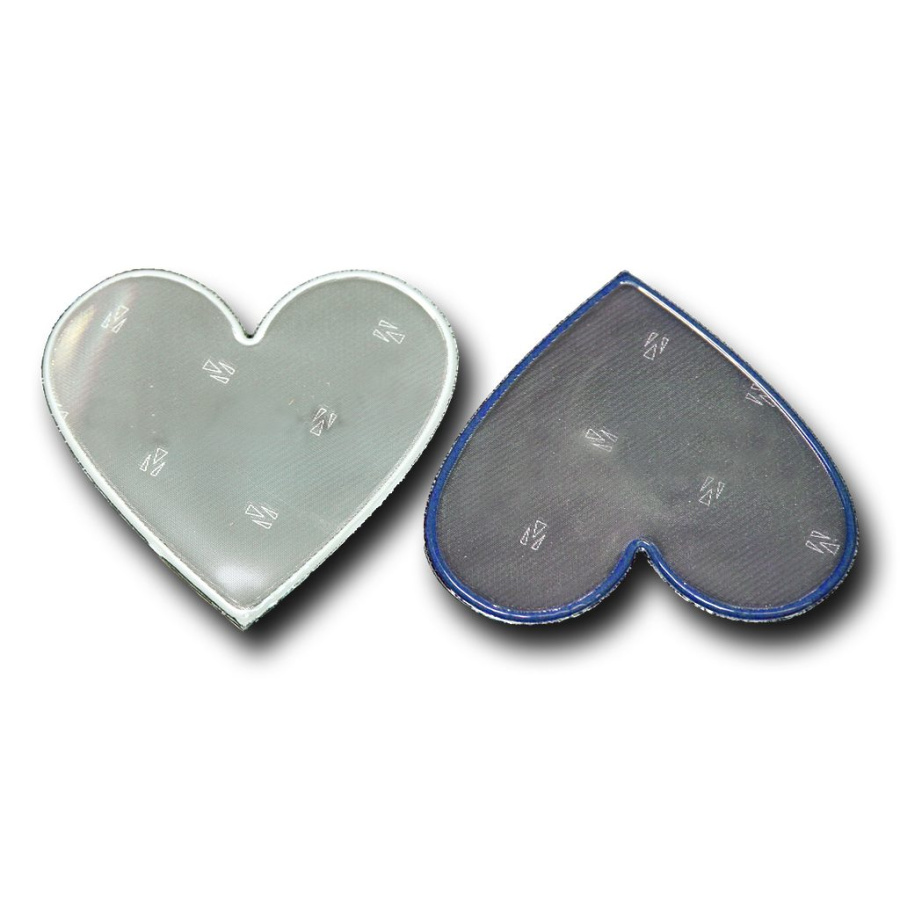Reflektierendes Aufkleberset – Hearts 2pcs: Full product surface (size to confirm)