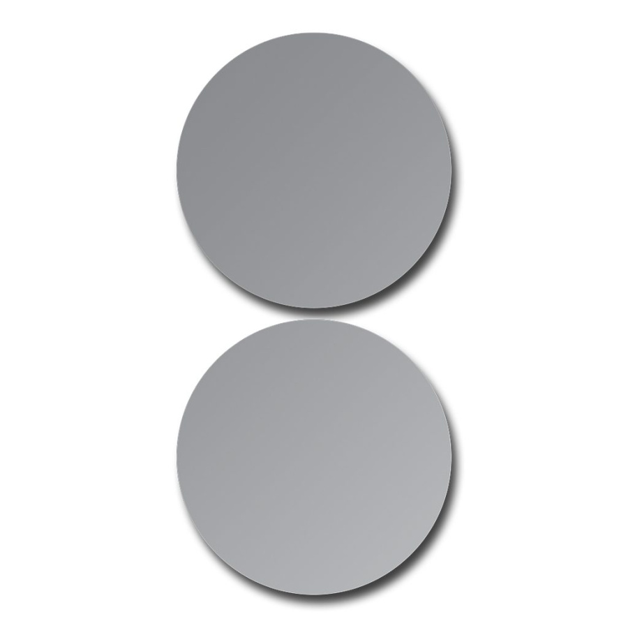 Set med reflexklistermärken – 50mm Diam. Circle Set: Full product surface (size to confirm)