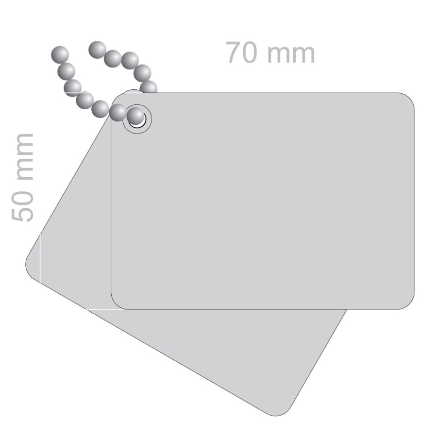 Vardo atšvaitas – Luggage tag 1: Full product surface (size to confirm)