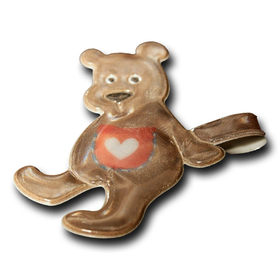 Magnētiskais atstarotājs – Teddy Bear: Full product surface (size to confirm)