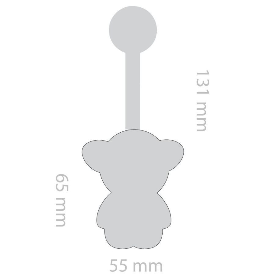 Magneettiheijastin – Pig: Full product surface (size to confirm)
