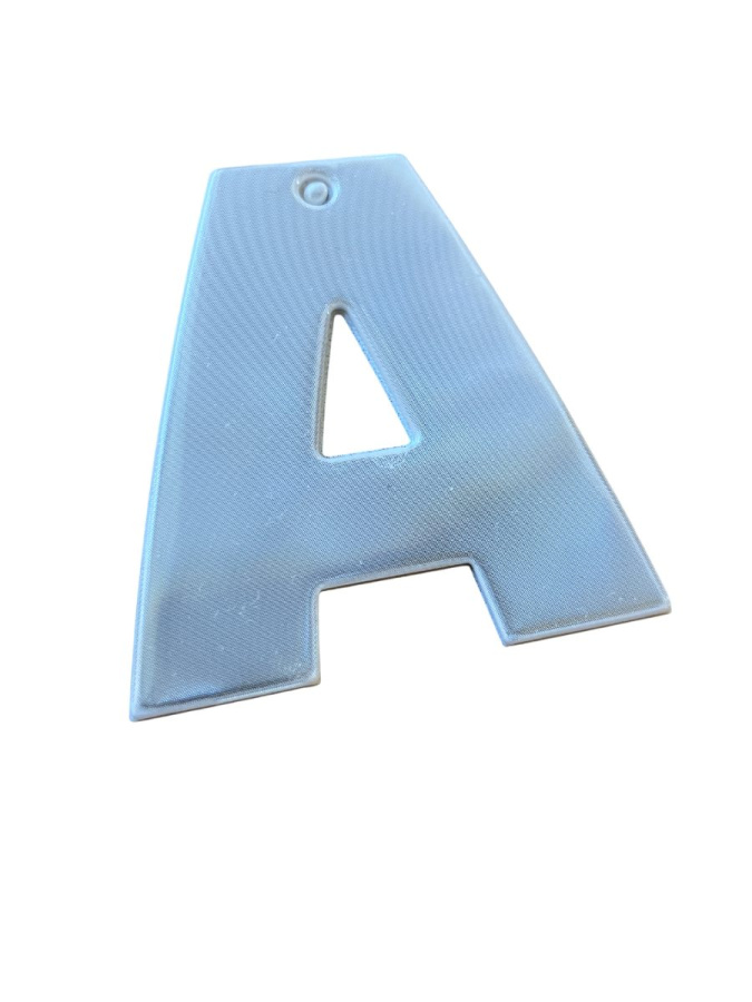 Bokstavsreflex – Alphabet Letter A: Full product surface (size to confirm)