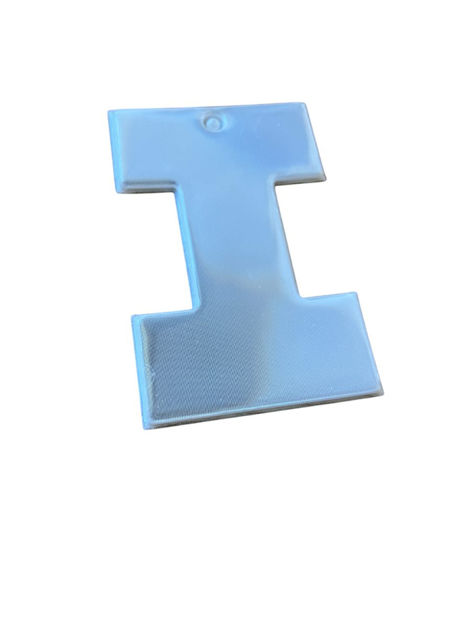 Buchstabenreflektor – Alphabet Letter I: Full product surface (size to confirm)