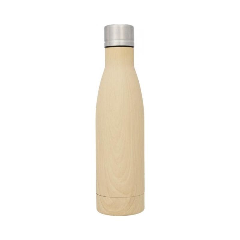 Vasa wood copper vacuum insulated water bottle. Keep your drinks hot for 12 hours or cold for 48 hours . Best promotional water bottle