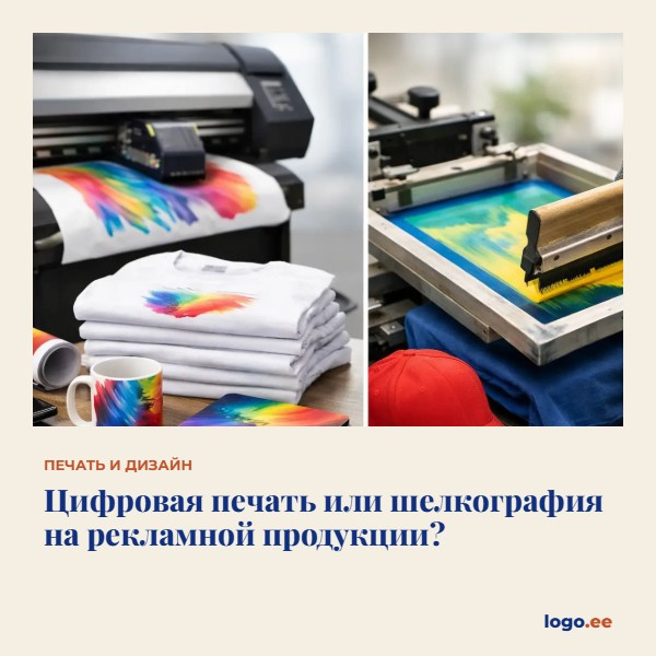 Цифровая печать или шелкография на рекламной продукции?