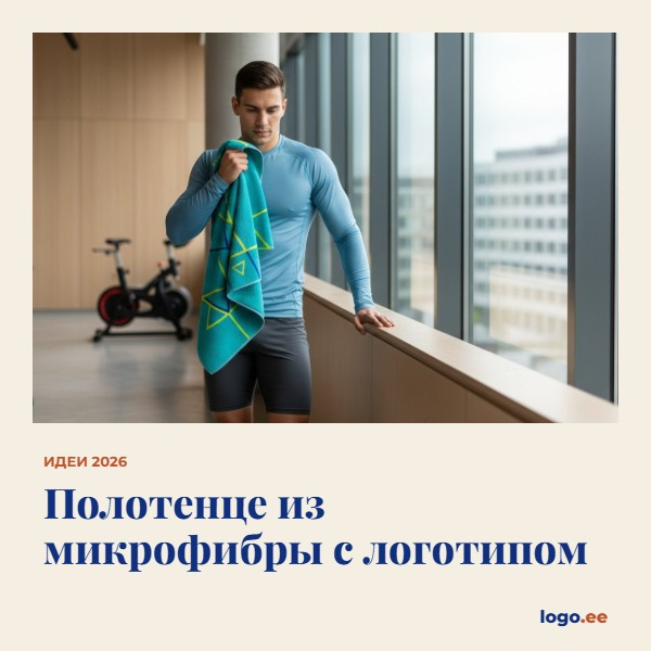 Полотенце из микрофибры с логотипом: практичный подарок