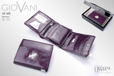 Логотрейд pекламные продукты картинка: Женский кошелек с кристаллом Swarovski AV 120