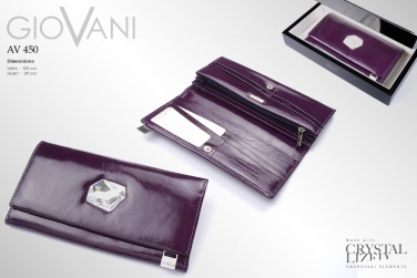 Логотрейд бизнес-подарки картинка: Женский кошелек с кристаллом Swarovski AV 150