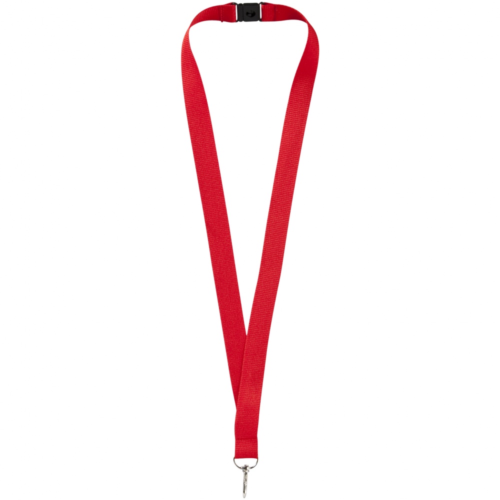 Лого трейд бизнес-подарки фото: Шнурок Lago, красный