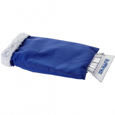 Логотрейд pекламные подарки картинка: Скребок для льда Colt с рукавичкой, синий