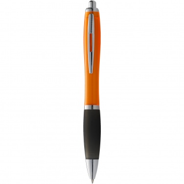 Логотрейд pекламные подарки картинка: Шариковая ручка Nash, оранжевый