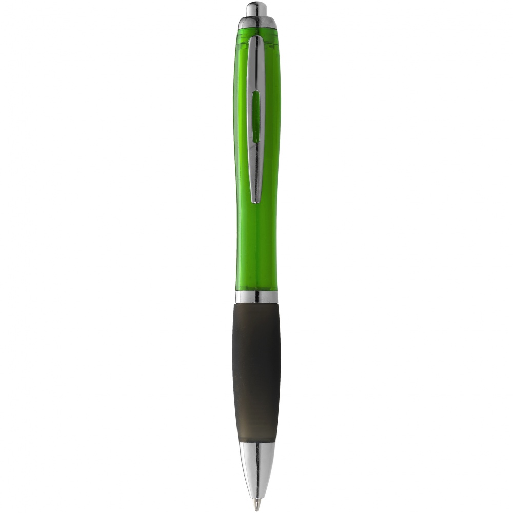 Логотрейд pекламные cувениры картинка: Шариковая ручка Nash, светло-зеленый