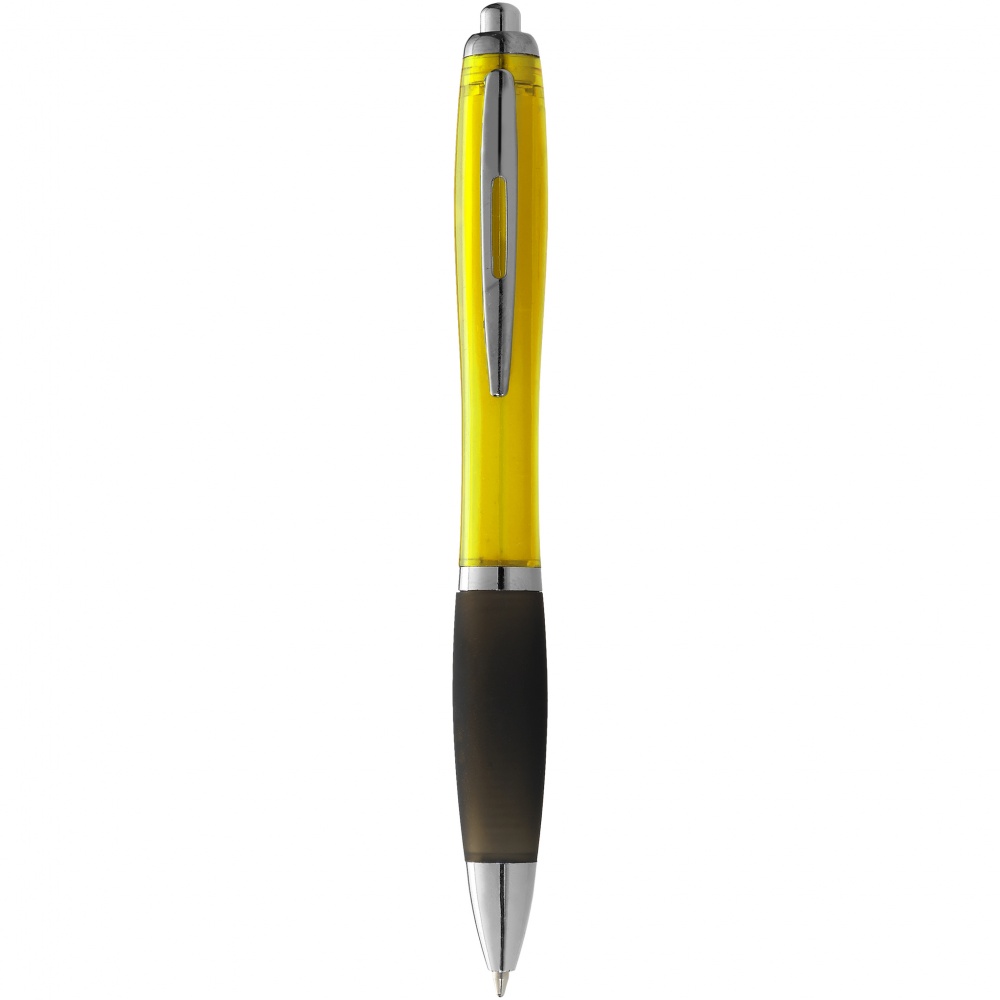 Лого трейд бизнес-подарки фото: The Nash Pen yellow - blue ink