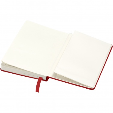 Лого трейд бизнес-подарки фото: Классический карманный блокнот, красный
