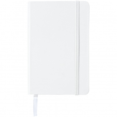 Лого трейд бизнес-подарки фото: Классический карманный блокнот, белый