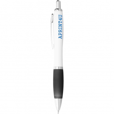 Лого трейд бизнес-подарки фото: Шариковая ручка Nash, черный