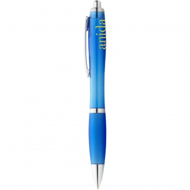 Логотрейд бизнес-подарки картинка: Шариковая ручка Nash, голубой