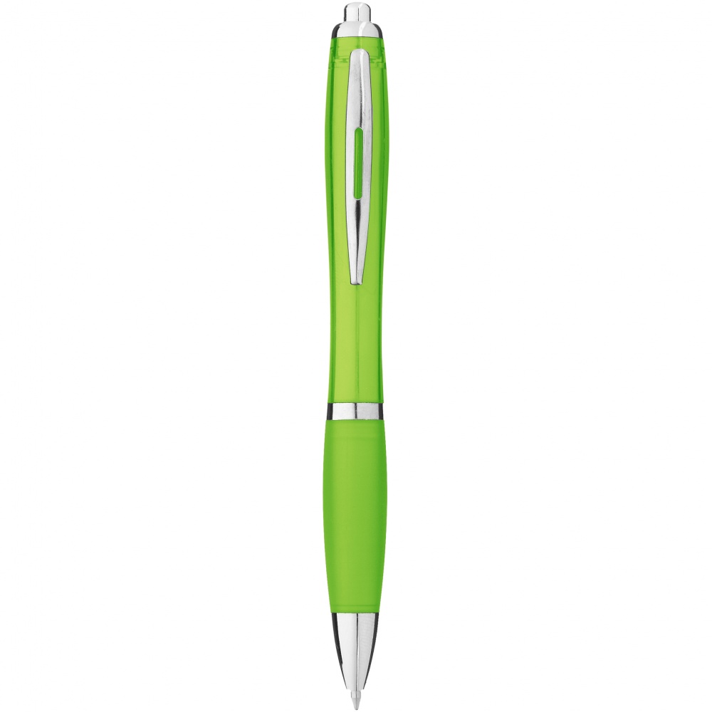 Логотрейд pекламные продукты картинка: Шариковая ручка Nash, светло-зеленый