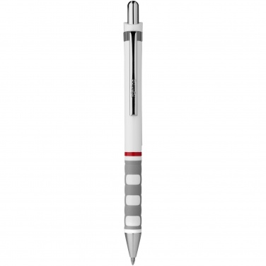 Логотрейд pекламные cувениры картинка: Шариковая ручка Tikky, белый