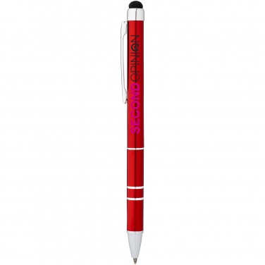 Логотрейд pекламные подарки картинка: Шариковая ручка-стилус Charleston, красный