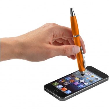 Лого трейд pекламные продукты фото: Шариковая ручка-стилус Nash, оранжевый